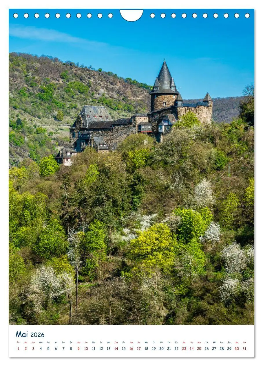 Bild: 9783516434200 | Burgen und Burgruinen am Mittelrhein (Wandkalender 2026 DIN A4...
