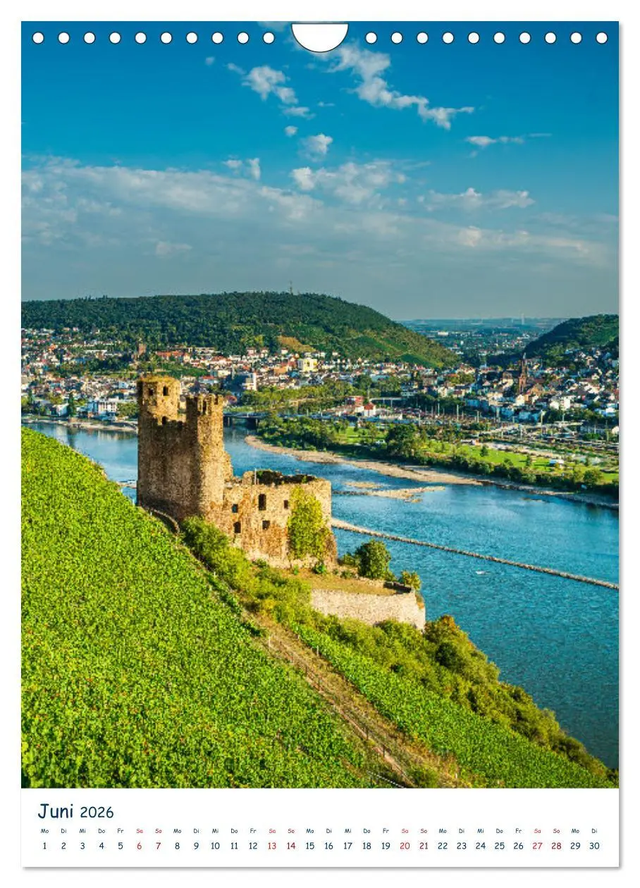 Bild: 9783516434200 | Burgen und Burgruinen am Mittelrhein (Wandkalender 2026 DIN A4...