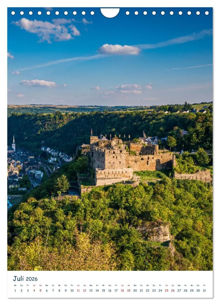 Bild: 9783516434200 | Burgen und Burgruinen am Mittelrhein (Wandkalender 2026 DIN A4...