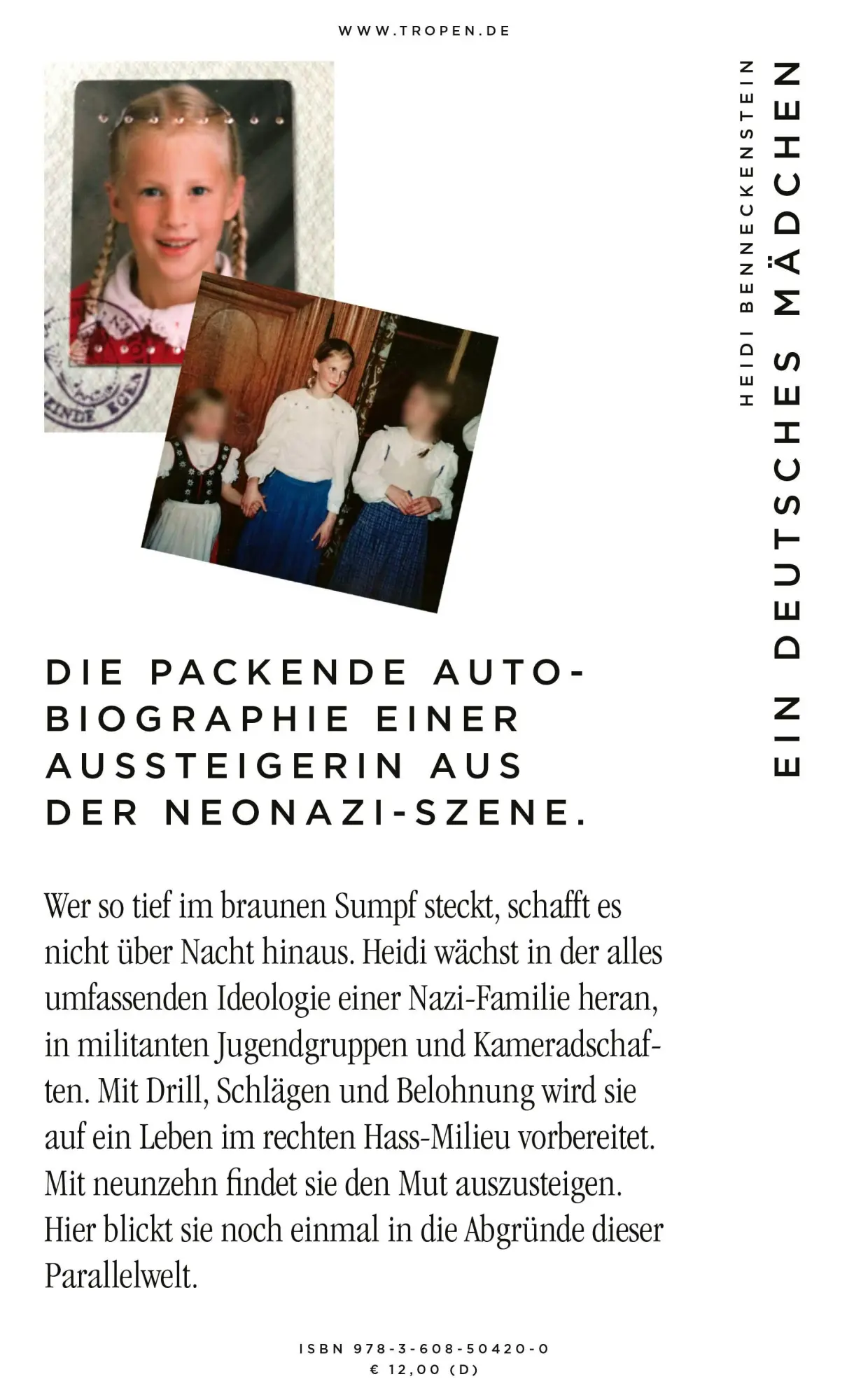 Rückseite: 9783608504200 | Ein deutsches Mädchen | Mein Leben in einer Neonazi-Familie | Buch