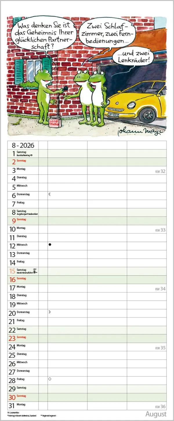 Bild: 9783731884200 | Timer für 2 2026 | Verlag Korsch | Kalender | 14 S. | Deutsch | 2027