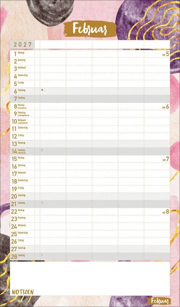 Bild: 9783819304200 | Familienplaner Metallic Glam 2027 | Verlag Korsch | Kalender | 14 S.