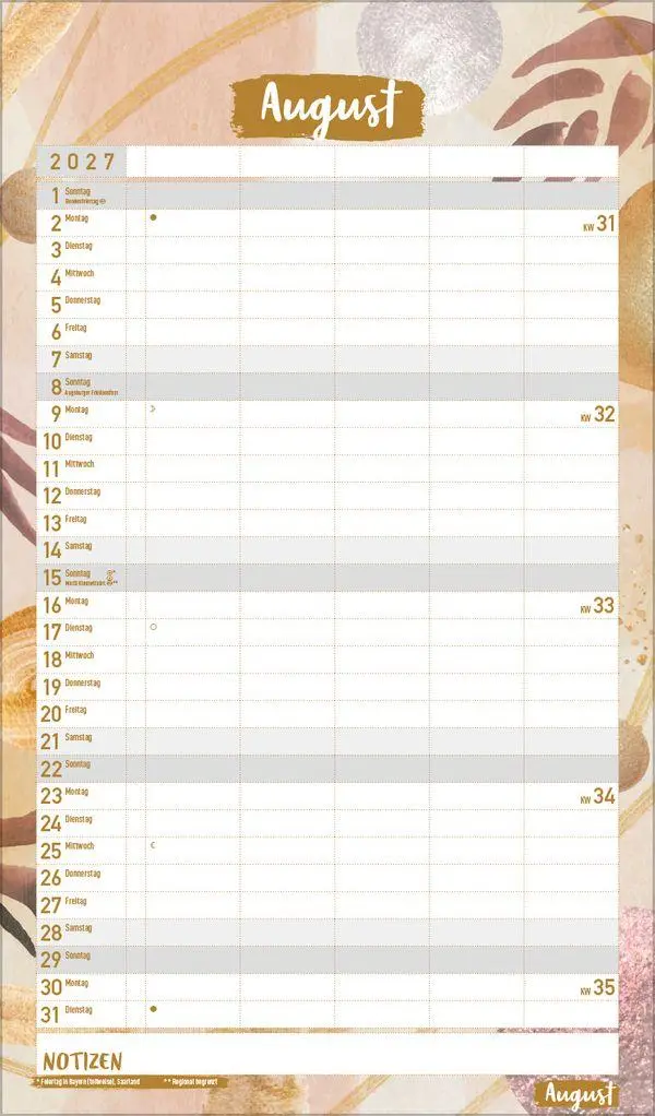 Bild: 9783819304200 | Familienplaner Metallic Glam 2027 | Verlag Korsch | Kalender | 14 S.