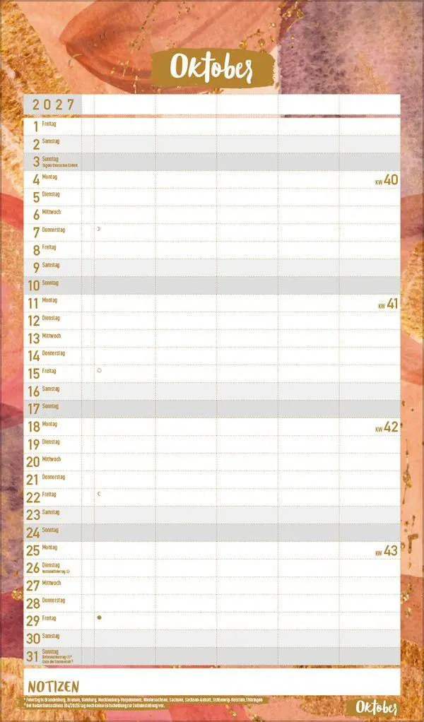 Bild: 9783819304200 | Familienplaner Metallic Glam 2027 | Verlag Korsch | Kalender | 14 S.