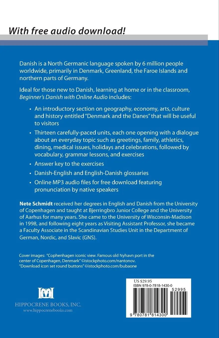 Rückseite: 9780781814300 | Beginner's Danish with Online Audio | Nete Schmidt | Taschenbuch
