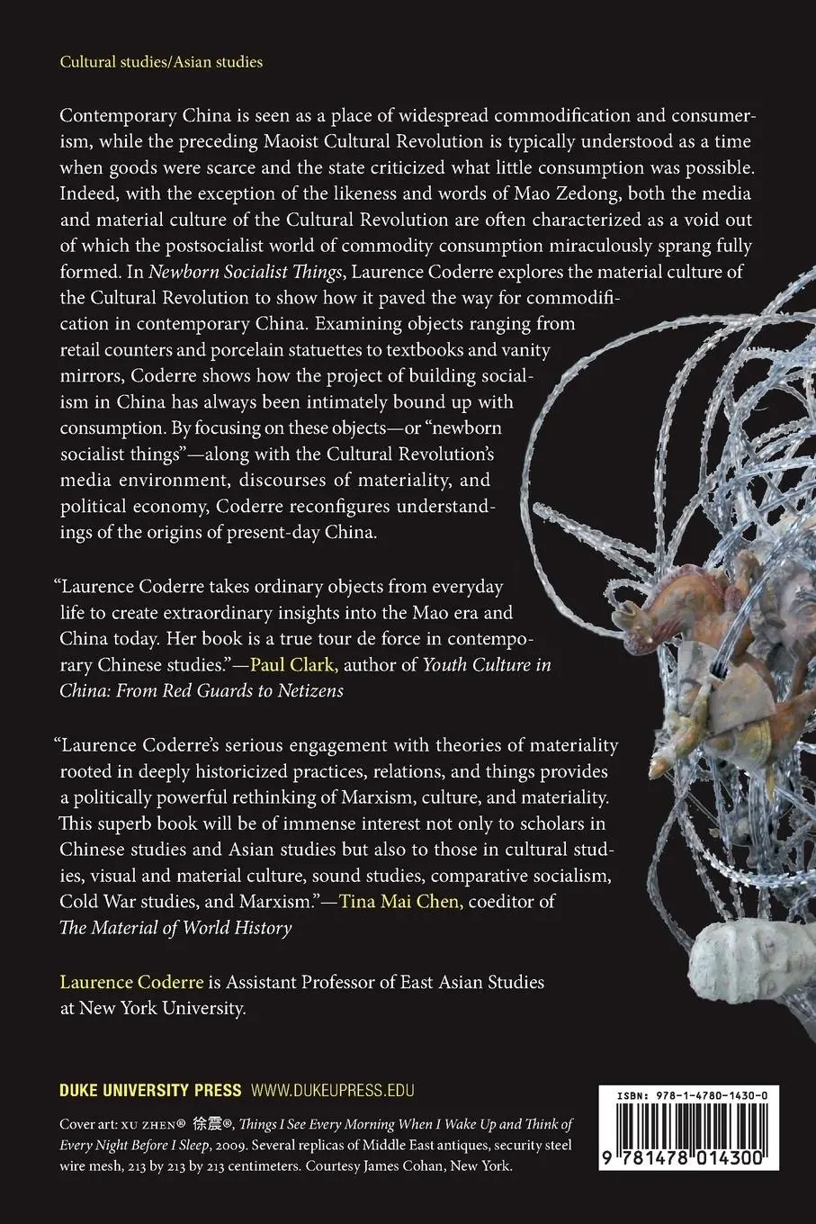 Rückseite: 9781478014300 | Newborn Socialist Things | Materiality in Maoist China | Coderre