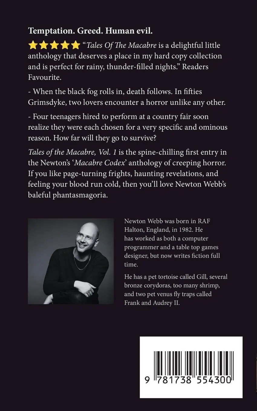 Rückseite: 9781738554300 | Tales of the Macabre, Vol. 1 | Sixteen Stories of Creeping Horror
