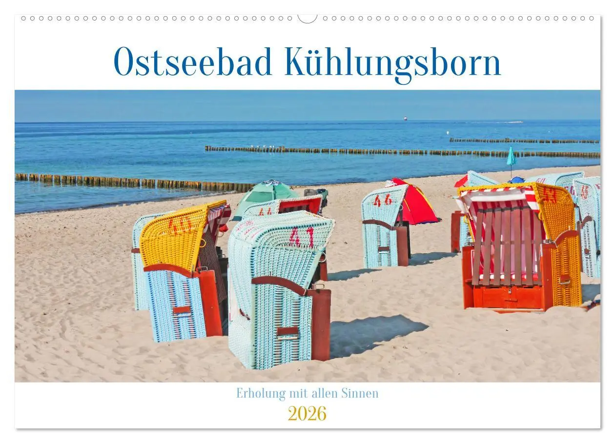 Cover: 9783457574300 | Ostseebad Kühlungsborn. Erholung mit allen Sinnen (Wandkalender...