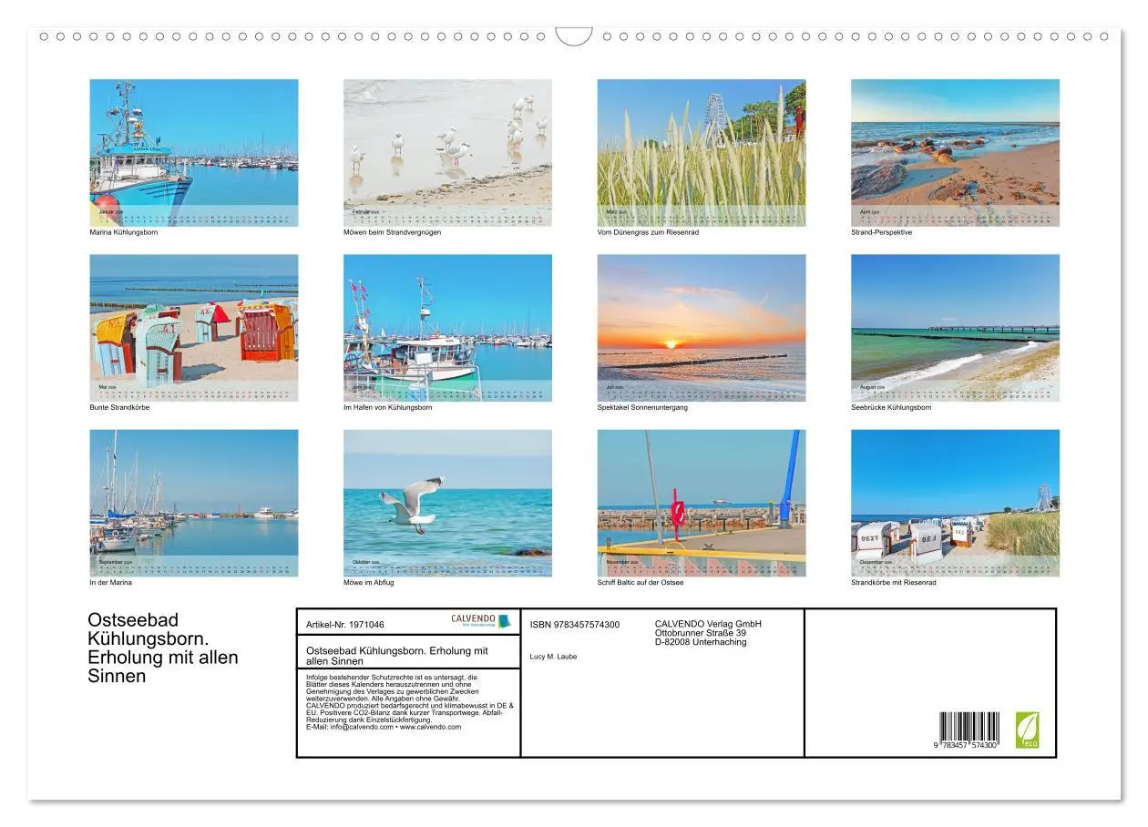 Bild: 9783457574300 | Ostseebad Kühlungsborn. Erholung mit allen Sinnen (Wandkalender...