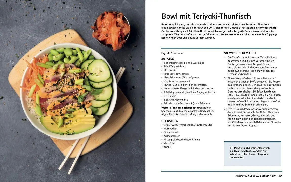 Bild: 9783517104300 | Gesunde Ernährung für Erwachsene mit ADHS | Rebecca King | Taschenbuch