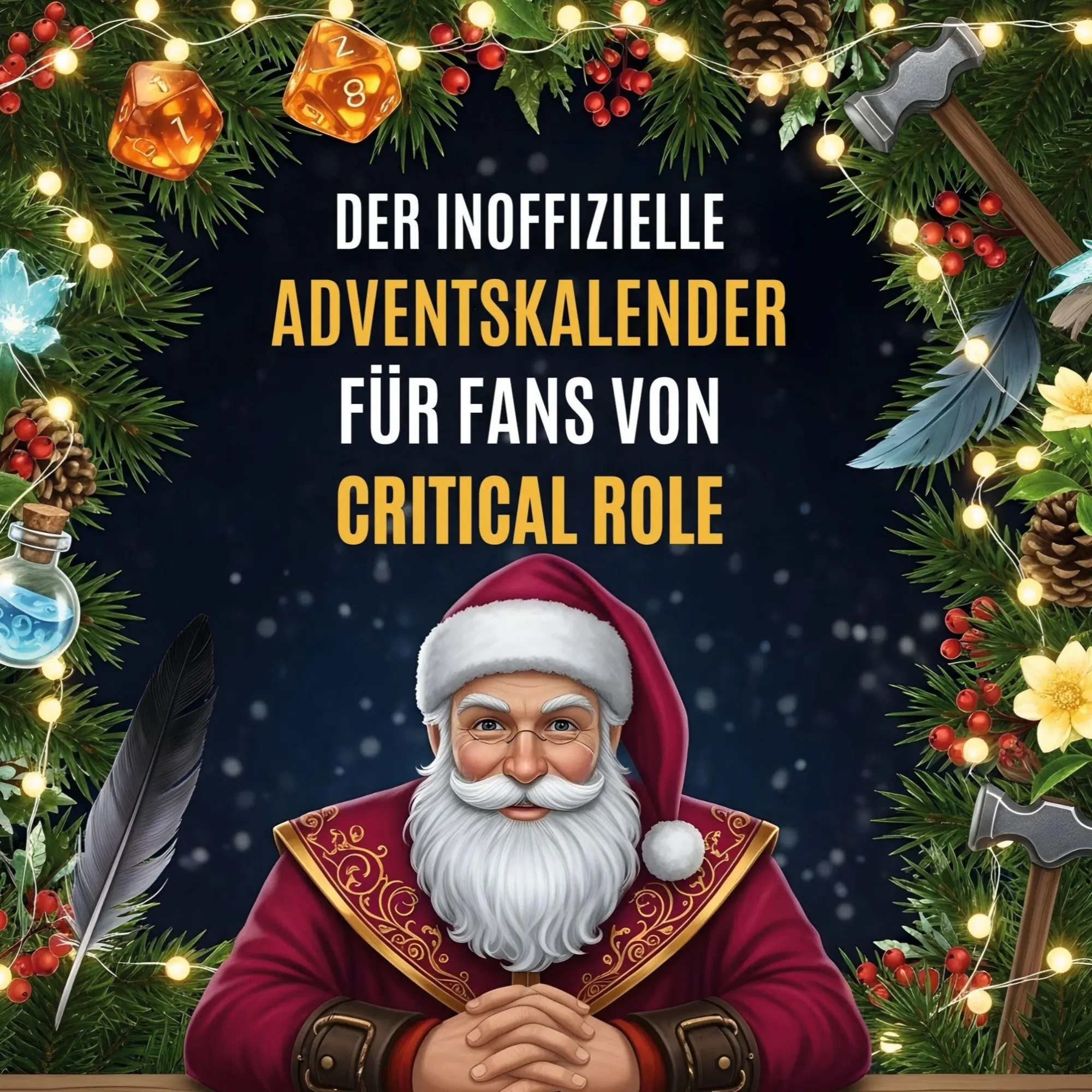 Cover: 9783695314300 | Der inoffizielle Adventskalender für Fans von Critical Role | Wolf
