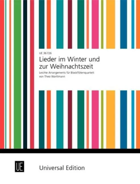 Cover: 9783702474300 | Lieder im Winter und zur Weihnachtszeit | Theo Warttmann | Partitur