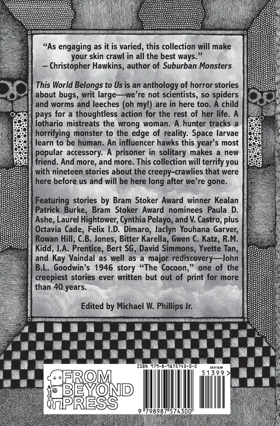 Rückseite: 9798987574300 | This World Belongs to Us | An Anthology of Horror Stories about Bugs