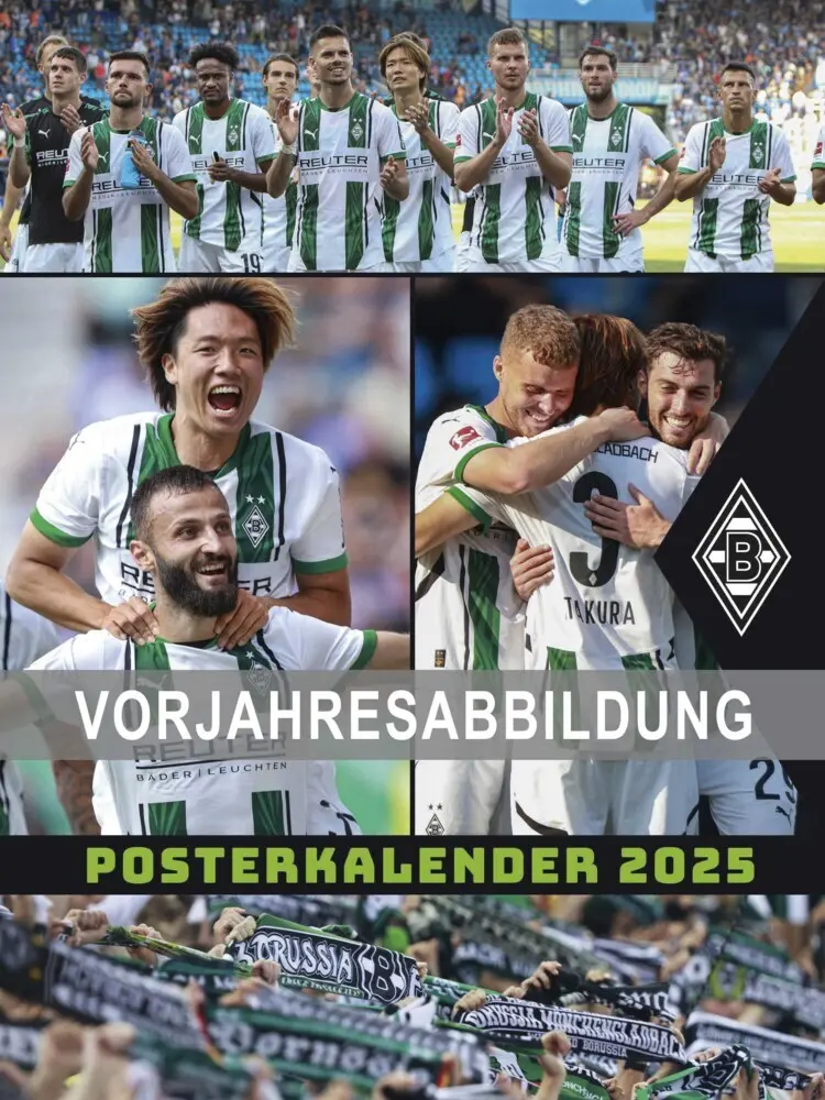 Cover: 4002725994400 | N NEUMANNVERLAGE - Borussia Mönchengladbach 2025 Posterkalender,...