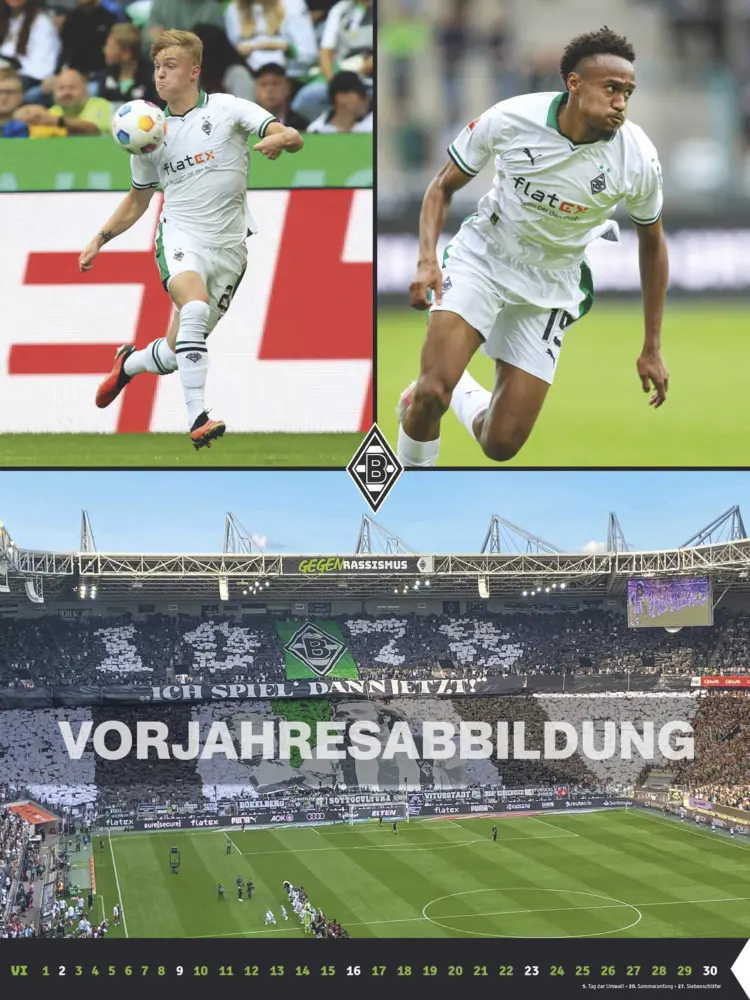 Bild: 4002725994400 | N NEUMANNVERLAGE - Borussia Mönchengladbach 2025 Posterkalender,...