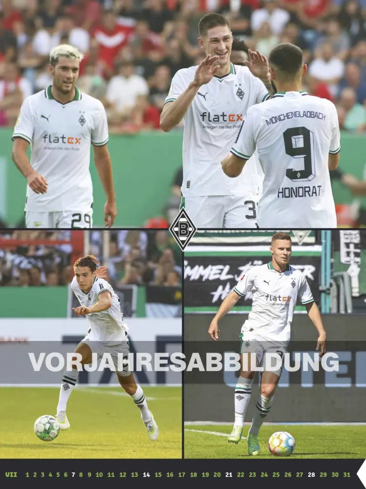 Bild: 4002725994400 | N NEUMANNVERLAGE - Borussia Mönchengladbach 2025 Posterkalender,...