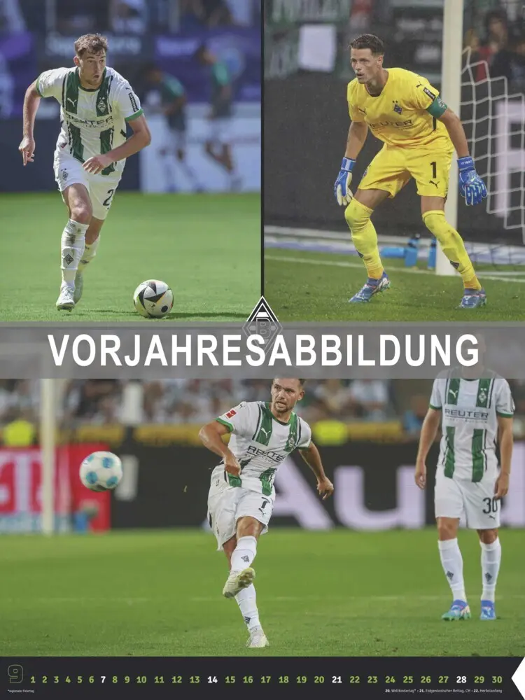 Bild: 4002725994400 | N NEUMANNVERLAGE - Borussia Mönchengladbach 2025 Posterkalender,...
