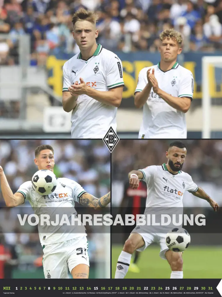 Bild: 4002725994400 | N NEUMANNVERLAGE - Borussia Mönchengladbach 2025 Posterkalender,...
