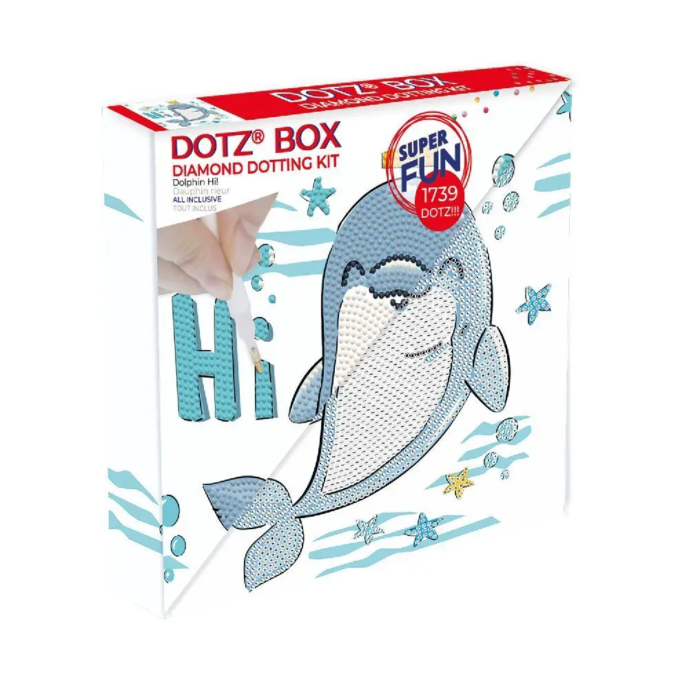 Cover: 4895225924400 | DIAMOND DOTZ - Diamond Painting Delfin | Kit (Bastelset) | 2592440