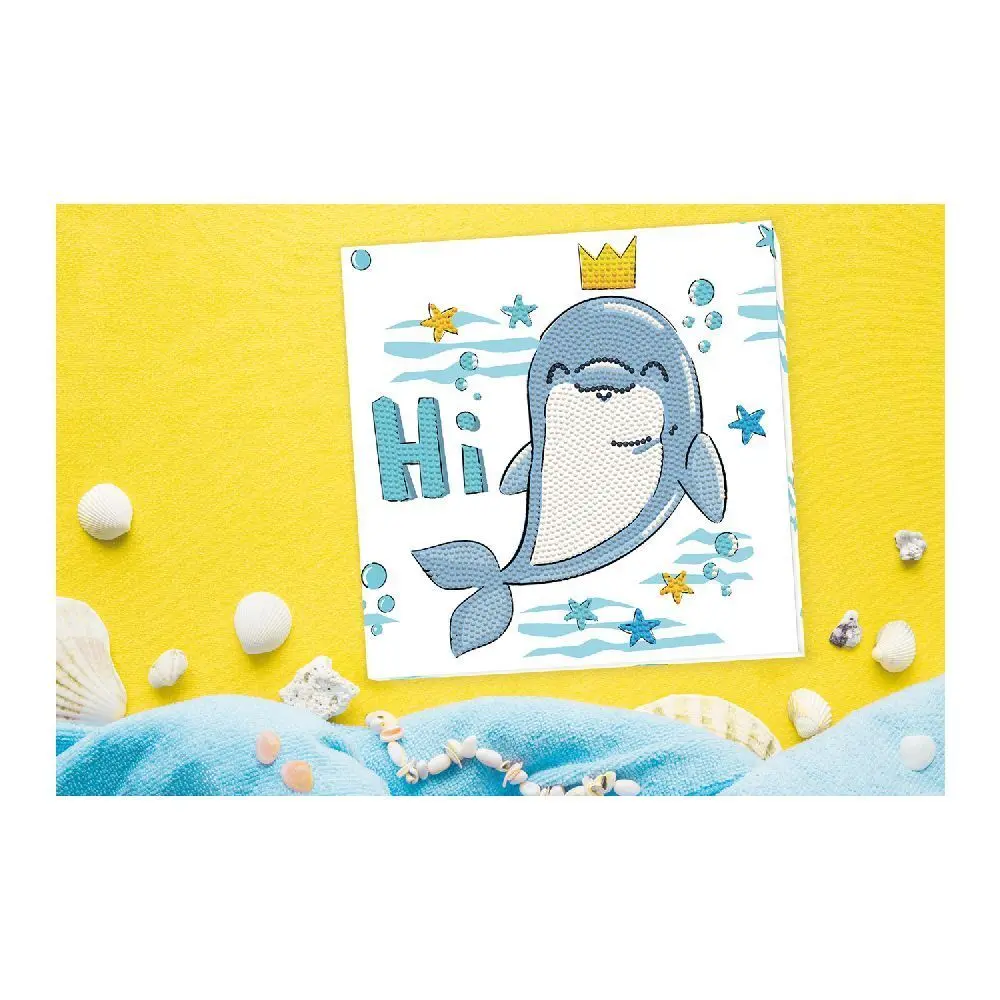 Bild: 4895225924400 | DIAMOND DOTZ - Diamond Painting Delfin | Kit (Bastelset) | 2592440