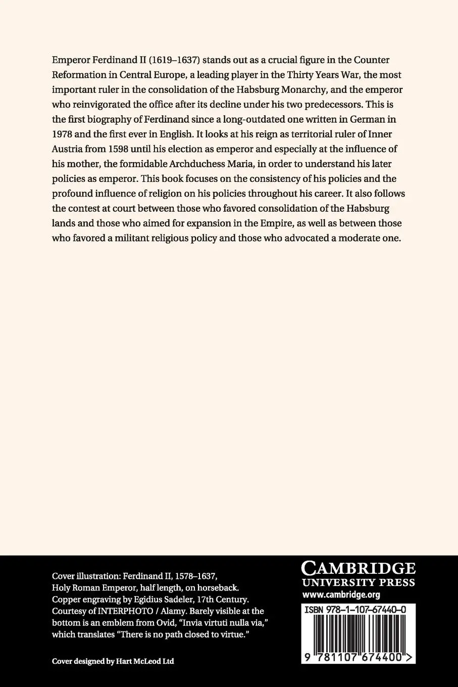 Rückseite: 9781107674400 | Ferdinand II, Counter-Reformation Emperor, 1578-1637 | Robert Bireley