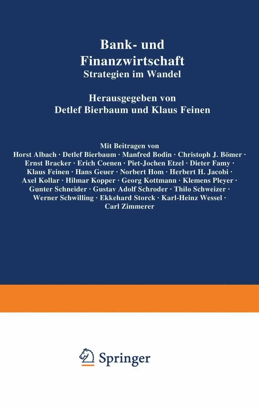 Cover: 9783322824400 | Bank- und Finanzwirtschaft | Klaus Feinen (u. a.) | Taschenbuch | xiv