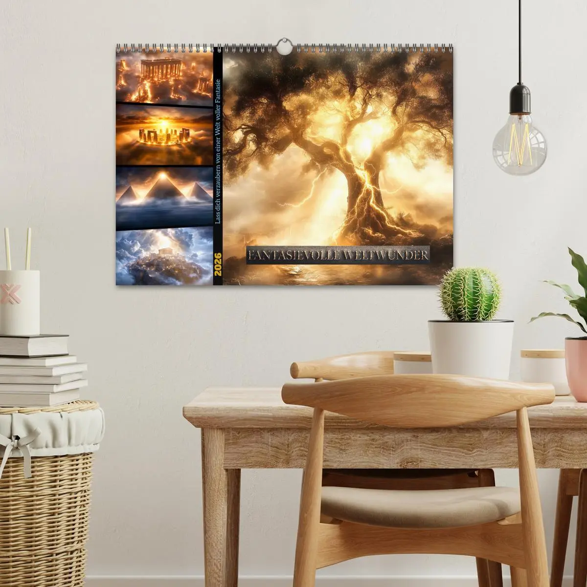 Bild: 9783457254400 | Fantasievolle Weltwunder (Wandkalender 2026 DIN A3 quer), CALVENDO...