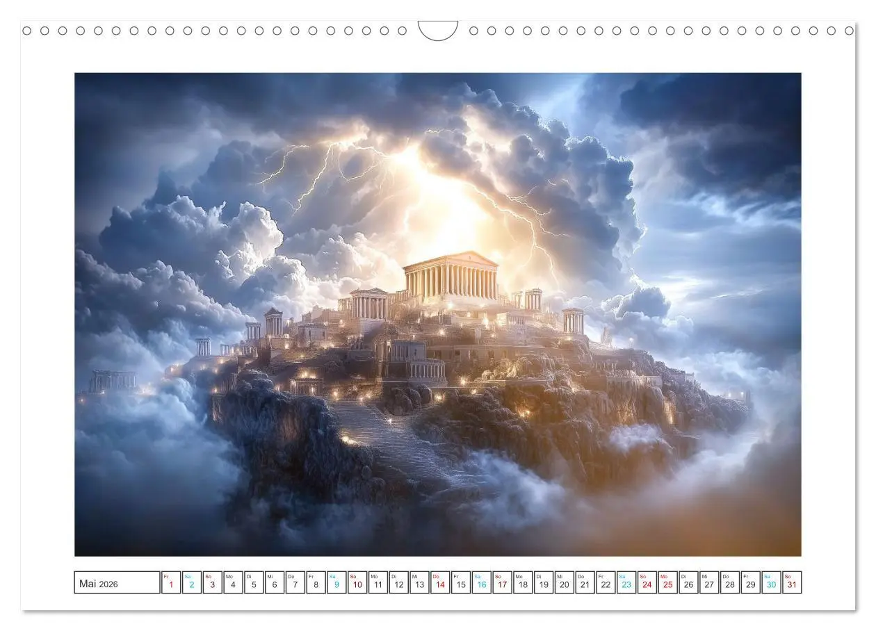 Bild: 9783457254400 | Fantasievolle Weltwunder (Wandkalender 2026 DIN A3 quer), CALVENDO...