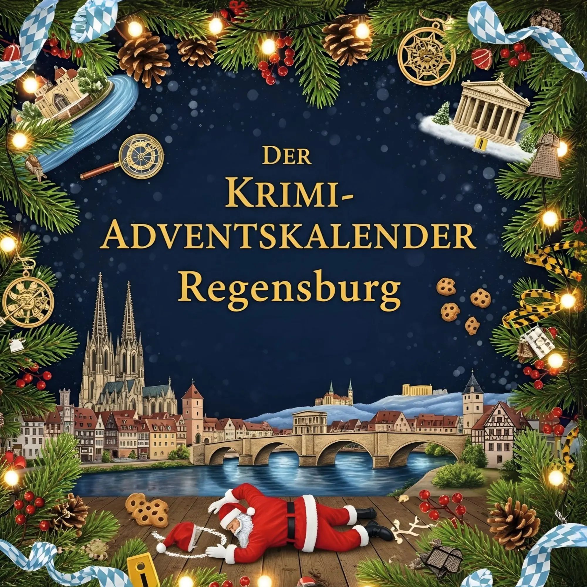 Cover: 9783695304400 | Der Krimi-Adventskalender Regensburg | Mordsverdächtig in 24 Akten