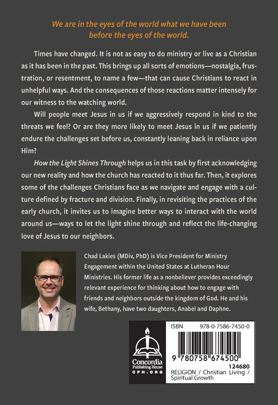 Rückseite: 9780758674500 | How the Light Shines Through | Resilient Witness in Dark Times | Buch