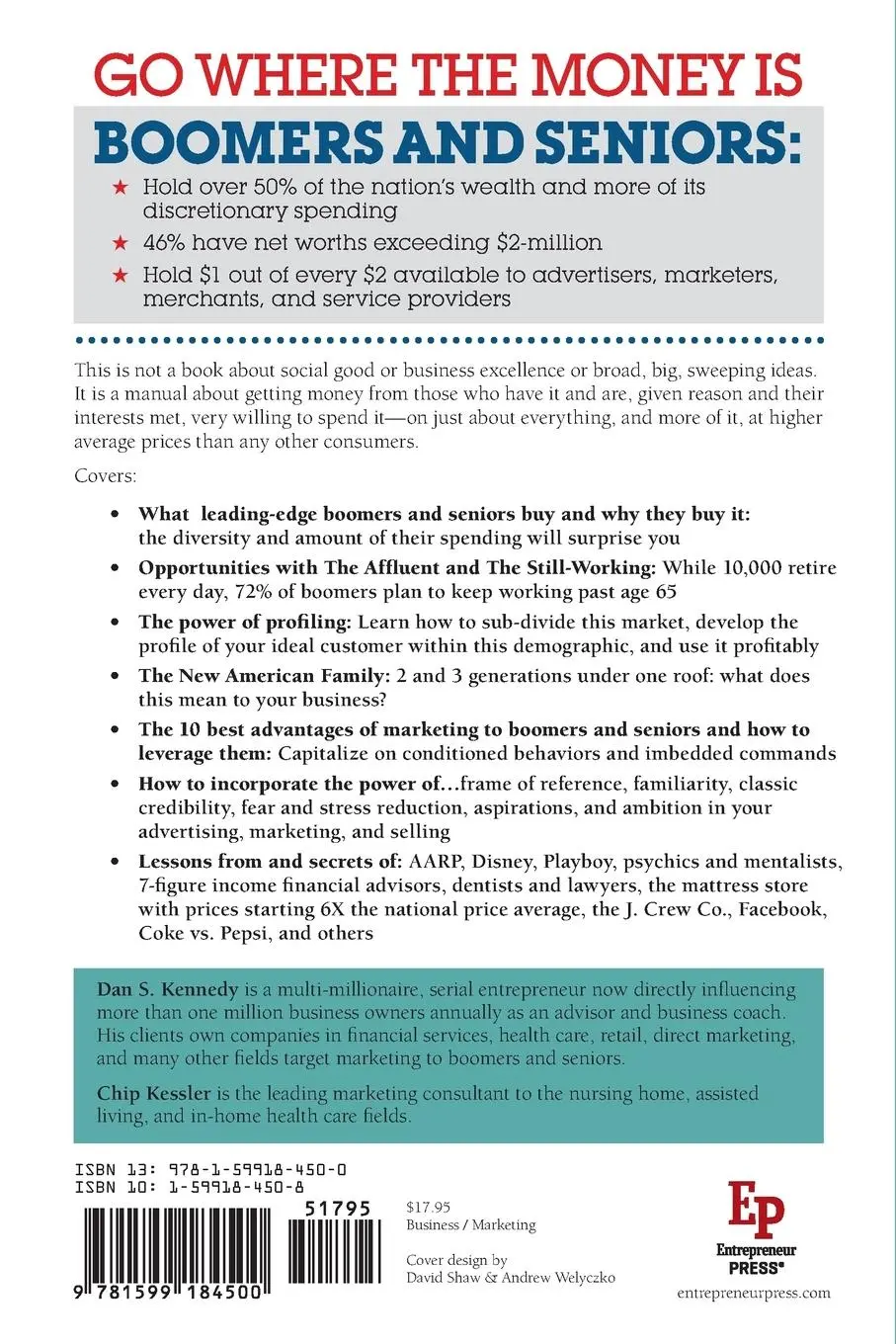 Rückseite: 9781599184500 | No BS Marketing to Seniors and Leading Edge Boomers | Kennedy (u. a.)