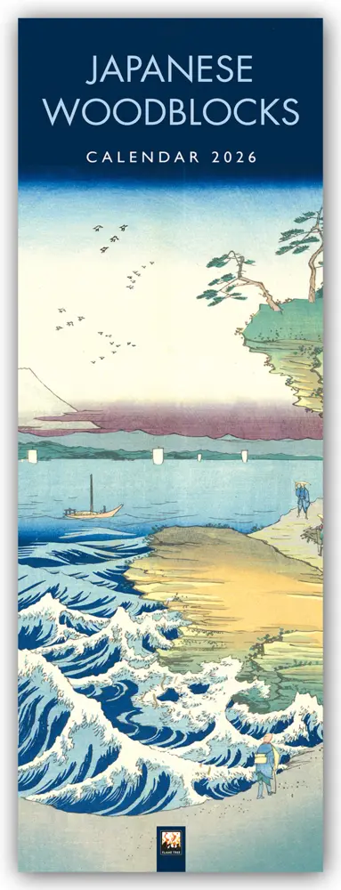 Cover: 9781835624500 | Japanese Woodblocks - Japanische Holzschnitte - Slimline-Kalender...