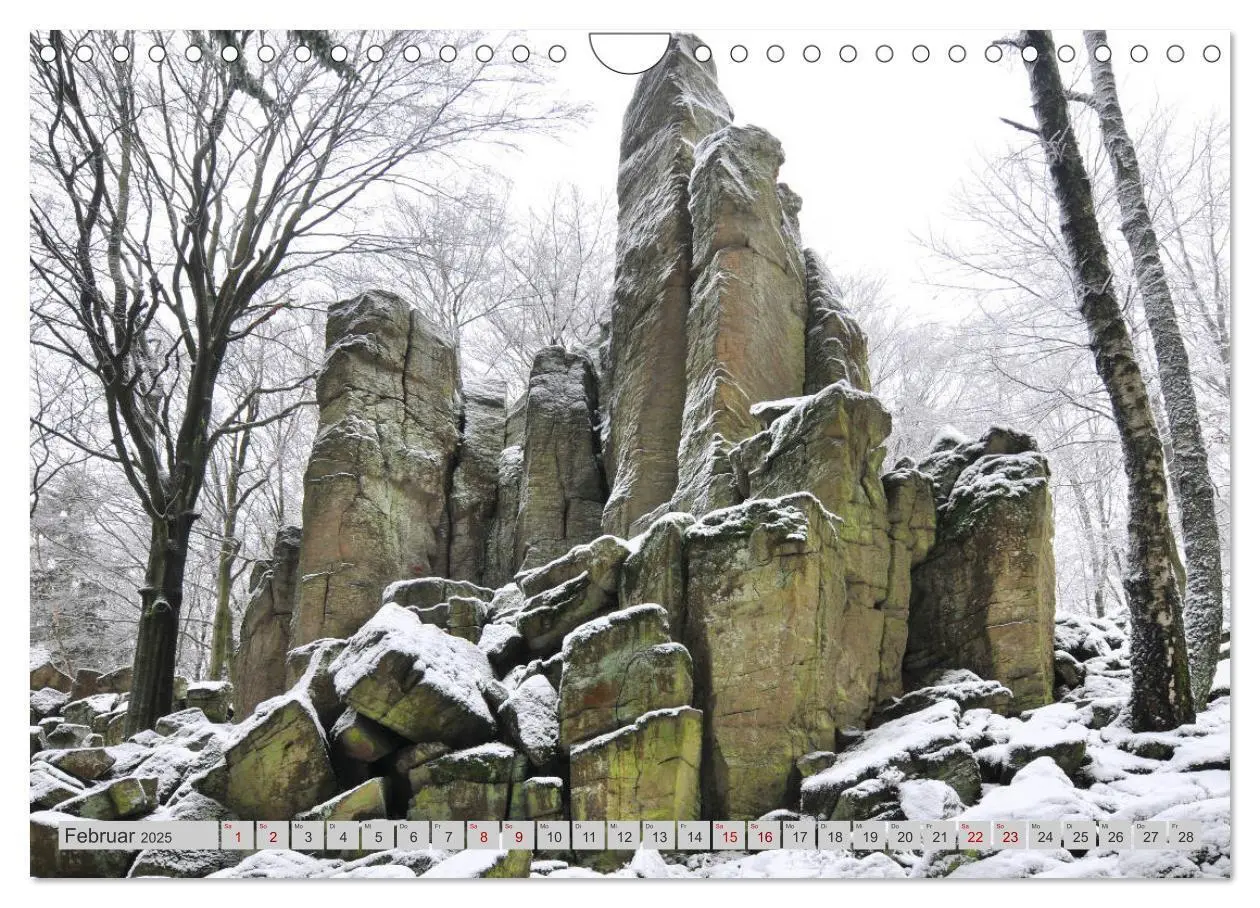 Bild: 9783435224500 | Rhön - Basalt (Wandkalender 2025 DIN A4 quer), CALVENDO Monatskalender