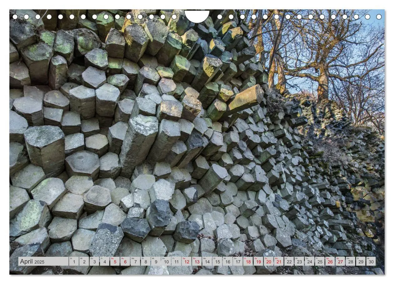 Bild: 9783435224500 | Rhön - Basalt (Wandkalender 2025 DIN A4 quer), CALVENDO Monatskalender