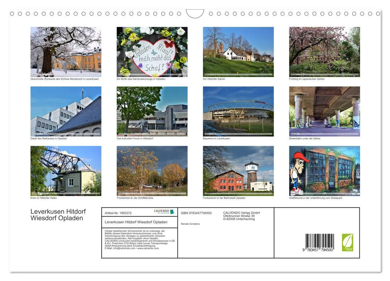 Bild: 9783457794500 | Leverkusen Hitdorf Wiesdorf Opladen (Wandkalender 2026 DIN A3...