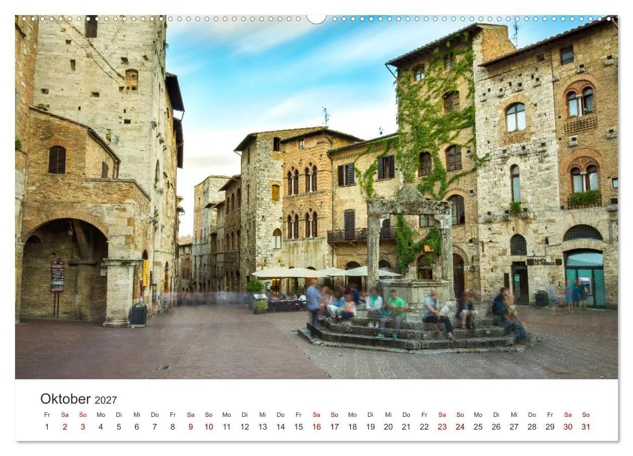 Bild: 9783569804500 | Motive der Toskana (hochwertiger Premium Wandkalender 2027 DIN A2...