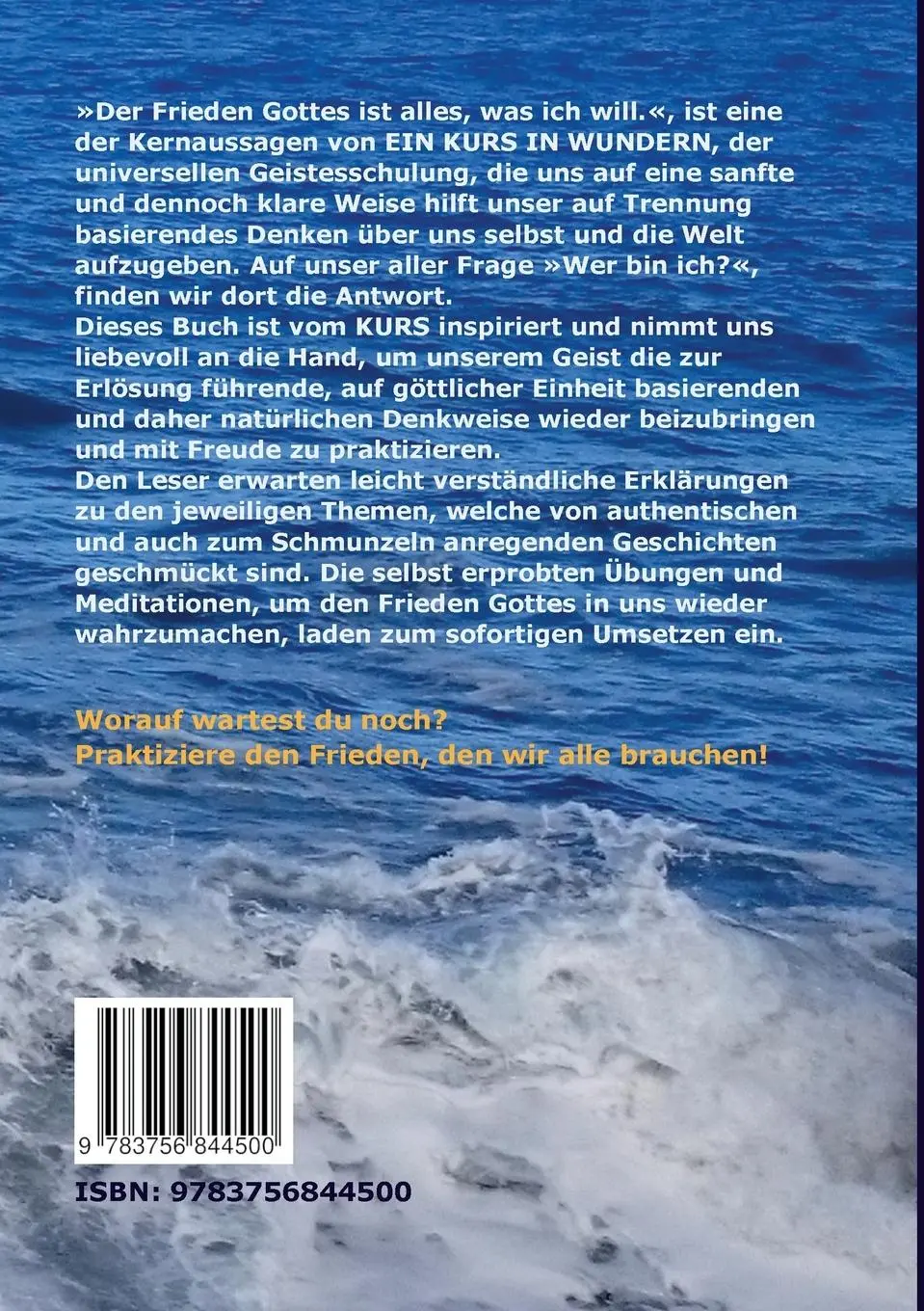 Rückseite: 9783756844500 | Gottes Frieden | Anzy Heidrun Holderbach | Taschenbuch | 300 S. | 2023