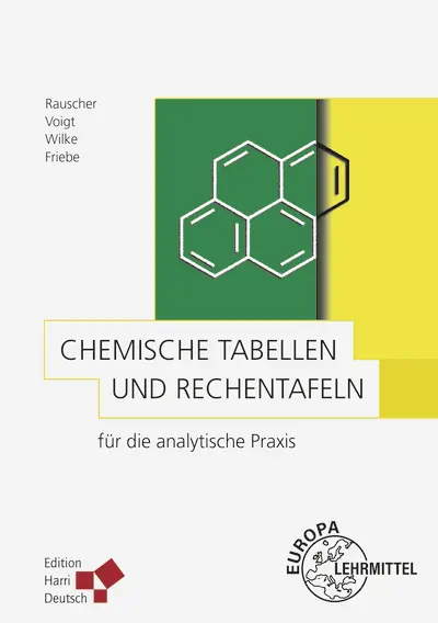 Cover: 9783808554500 | Chemische Tabellen und Rechentafeln für die analytische Praxis | Buch