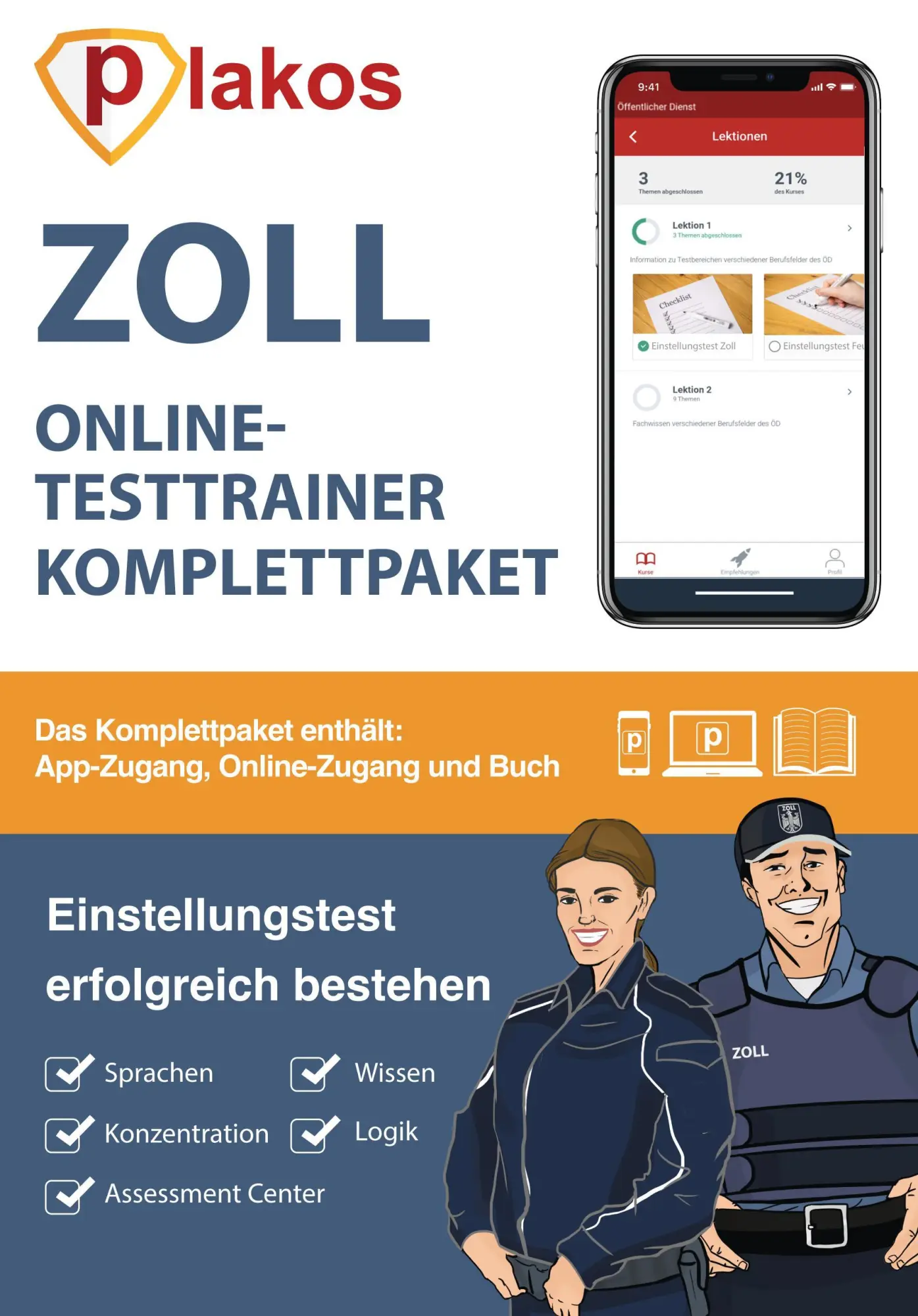 Cover: 9783948144500 | Zoll Einstellungstest Komplettpaket | Mehrteiliges Produkt | 246 S.