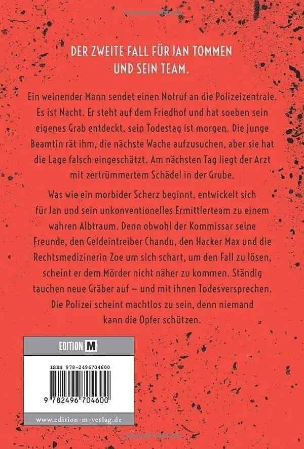 Rückseite: 9782496704600 | Vor deinem Grab | Alexander Hartung | Taschenbuch | 314 S. | Deutsch