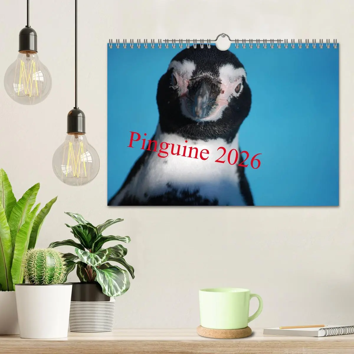 Bild: 9783516184600 | Pinguine 2026 (Wandkalender 2026 DIN A4 quer), CALVENDO Monatskalender