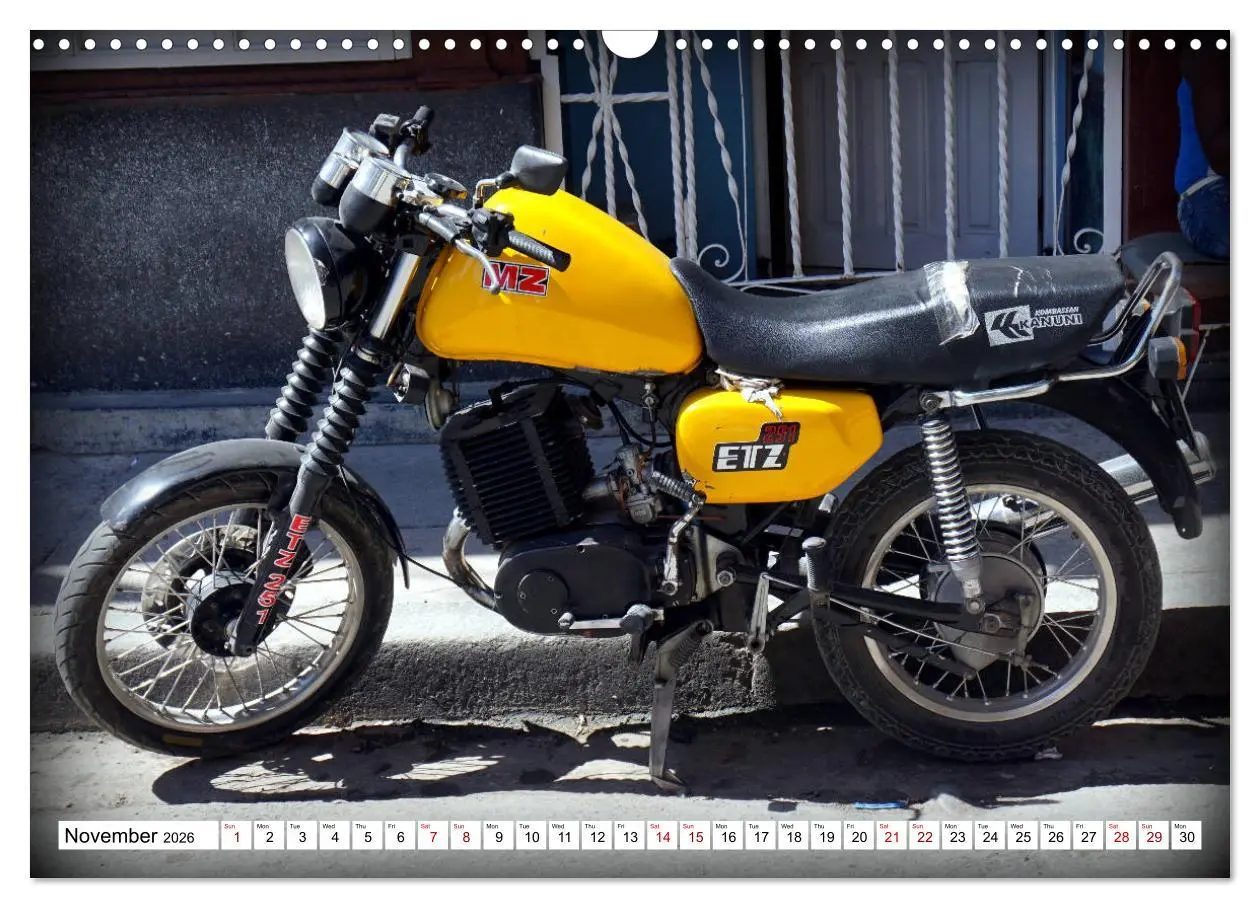 Bild: 9783516564600 | The Legendary MZ (Wall Calendar 2026 DIN A3 landscape), CALVENDO 12...