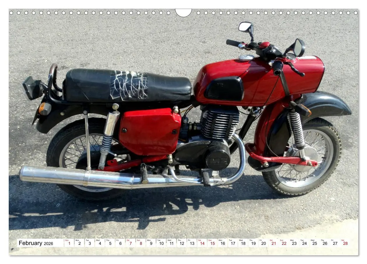 Bild: 9783516564600 | The Legendary MZ (Wall Calendar 2026 DIN A3 landscape), CALVENDO 12...
