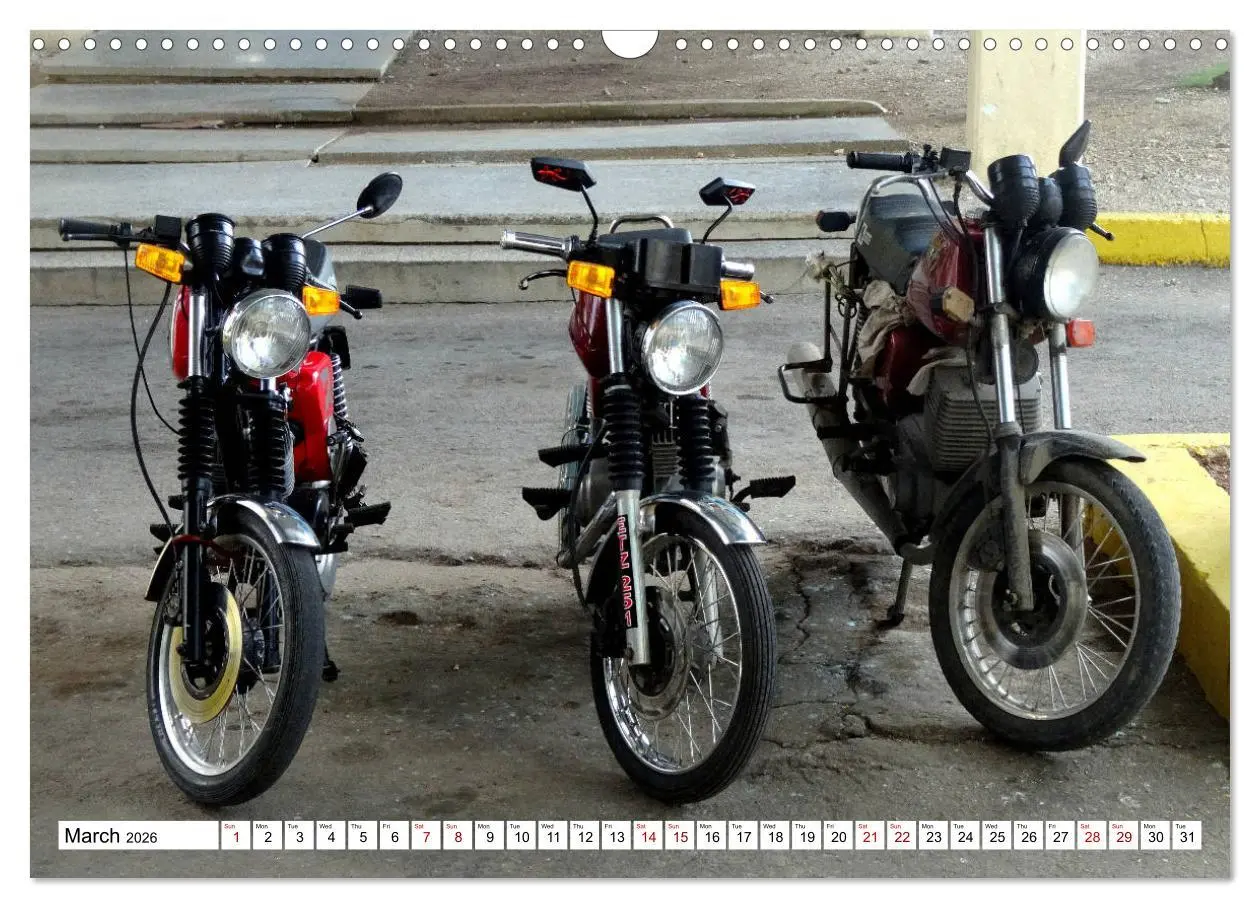 Bild: 9783516564600 | The Legendary MZ (Wall Calendar 2026 DIN A3 landscape), CALVENDO 12...