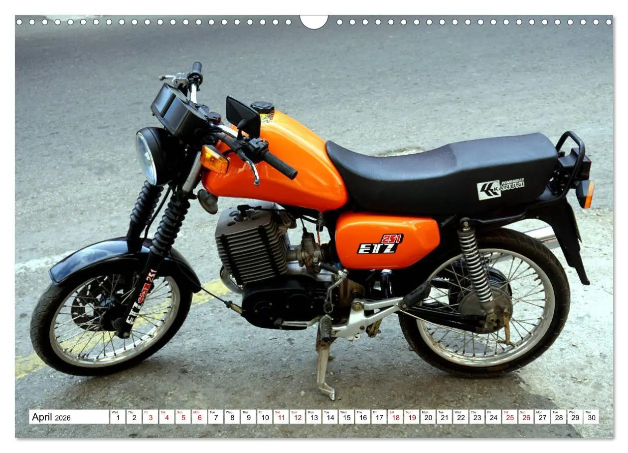 Bild: 9783516564600 | The Legendary MZ (Wall Calendar 2026 DIN A3 landscape), CALVENDO 12...