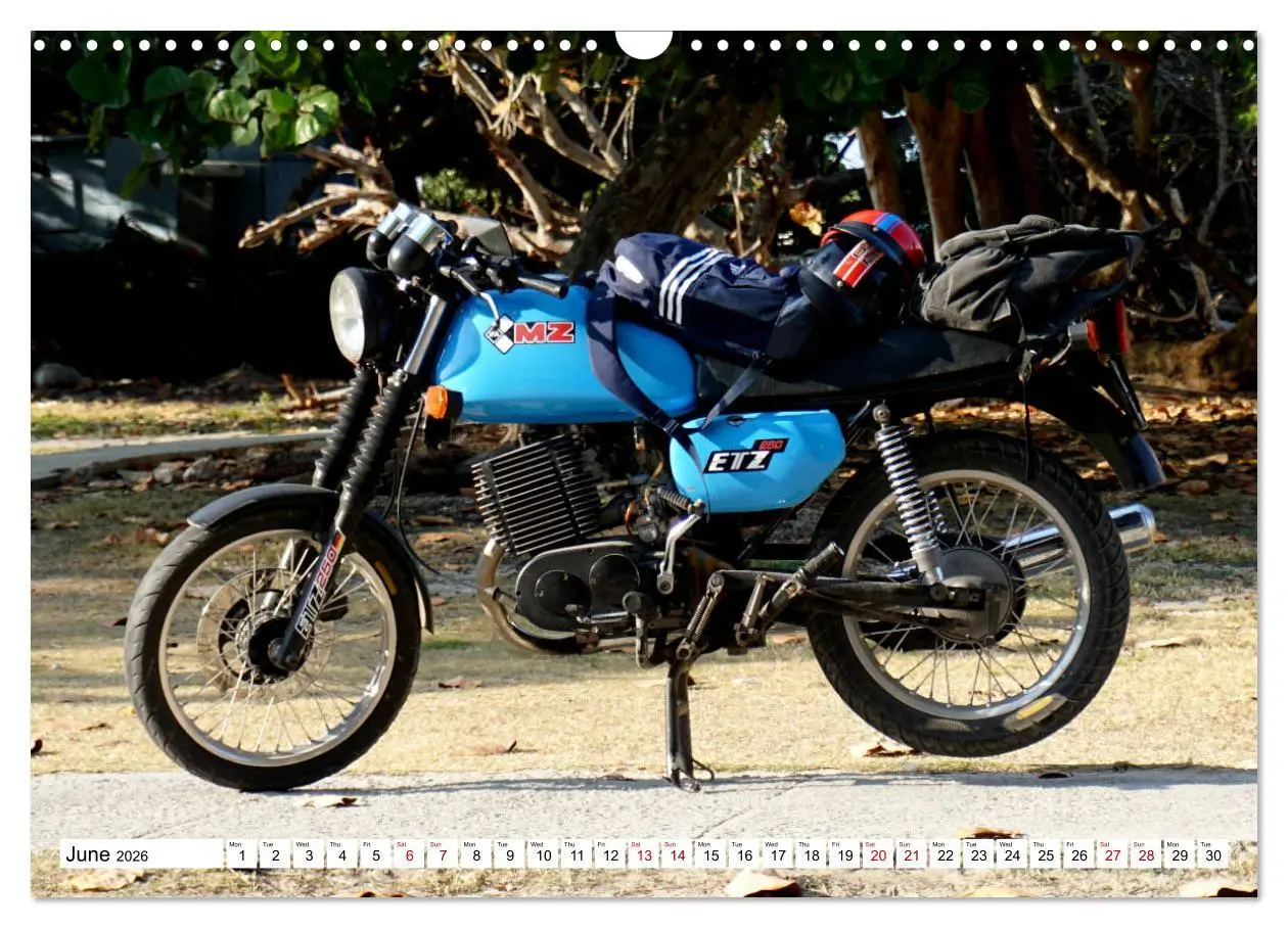 Bild: 9783516564600 | The Legendary MZ (Wall Calendar 2026 DIN A3 landscape), CALVENDO 12...