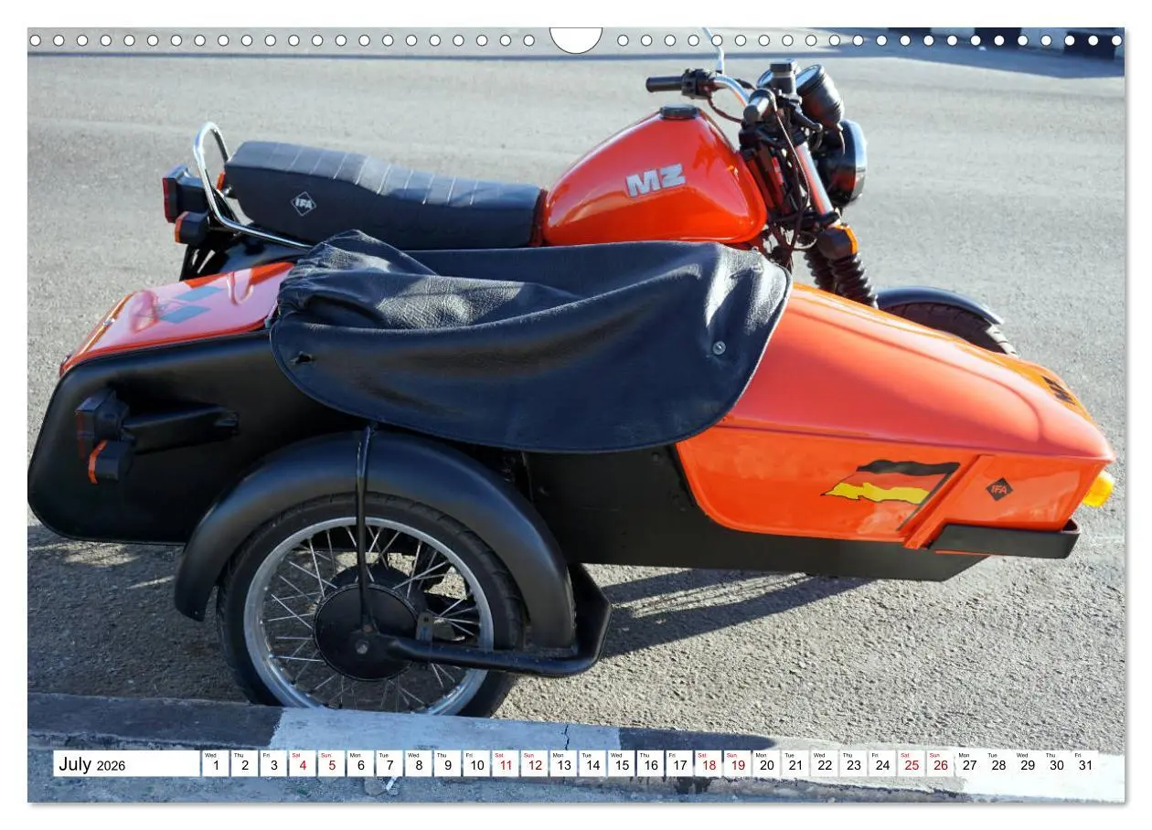 Bild: 9783516564600 | The Legendary MZ (Wall Calendar 2026 DIN A3 landscape), CALVENDO 12...