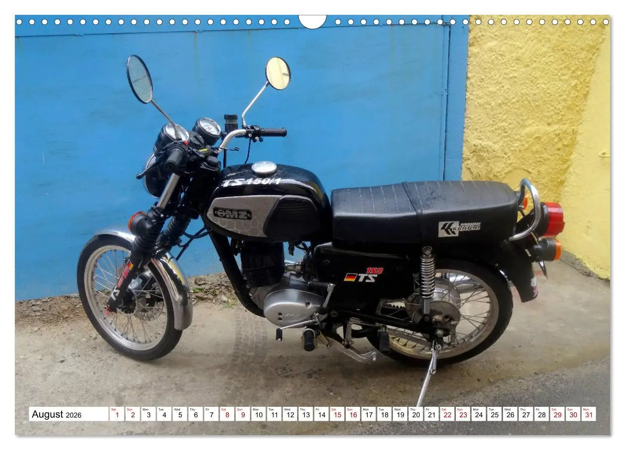 Bild: 9783516564600 | The Legendary MZ (Wall Calendar 2026 DIN A3 landscape), CALVENDO 12...