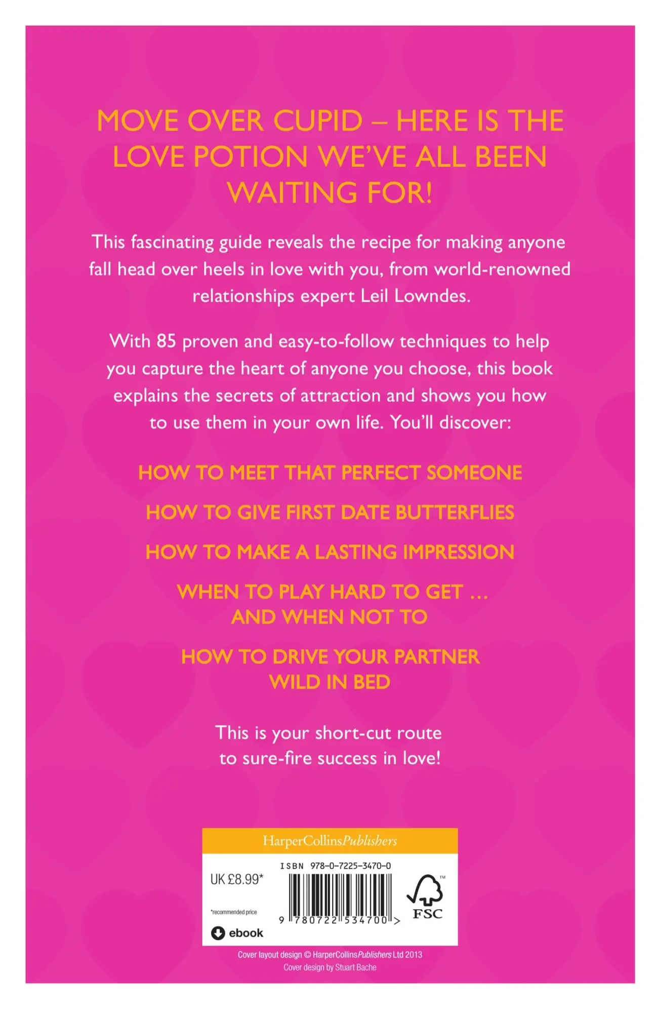 Rückseite: 9780722534700 | How to Make Anyone Fall in Love With You | Leil Lowndes | Taschenbuch