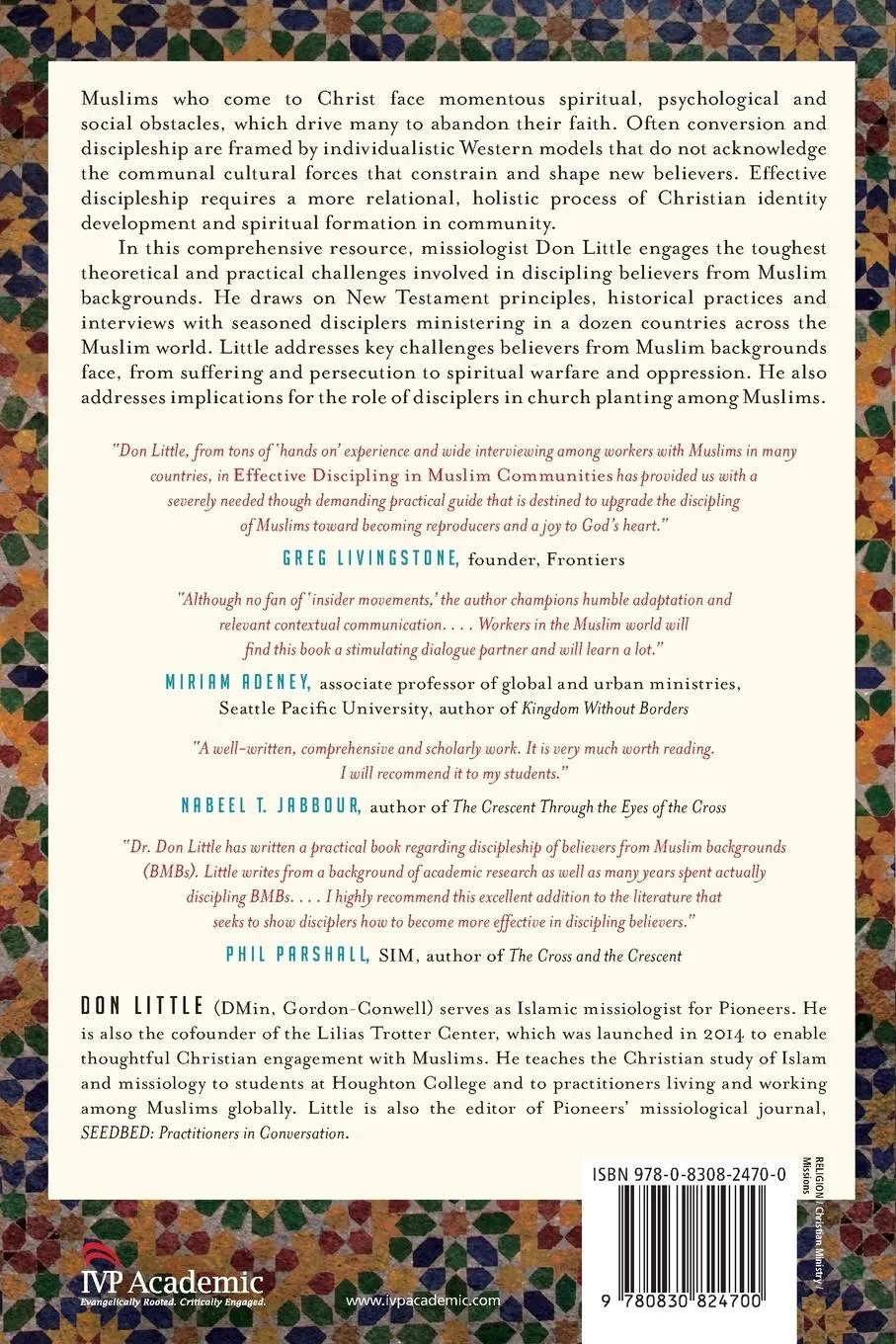 Rückseite: 9780830824700 | Effective Discipling in Muslim Communities | Don Little | Taschenbuch
